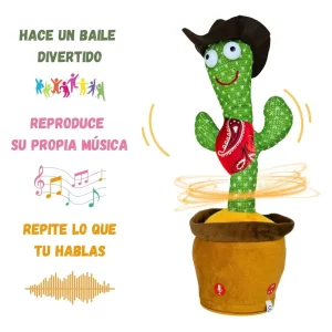 ⭐ Cactus Bailarín Imita Voz Musica vaq