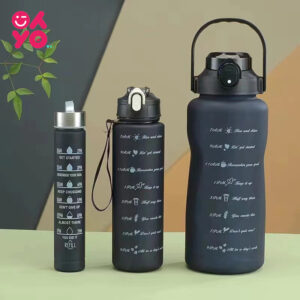 BOTELLA MOTIVACIONAL TRIPLE TAPA